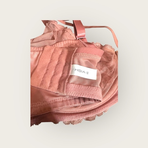 HSIA Pretty In Petals Lace Bra – Size 40DD, Light Coral - Picture 8 of 9